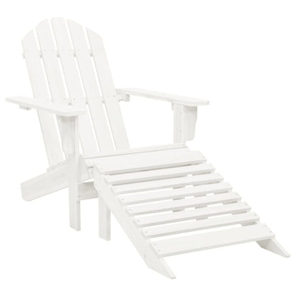 Garden Chair | White | Solid fir wood | Large | Detachable | Garden Chair