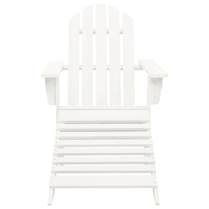 Garden Chair | White | Solid fir wood | Large | Detachable | Garden Chair