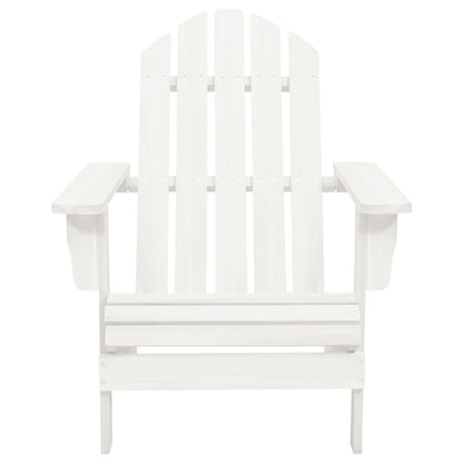 Garden Chair | White | Solid fir wood | Large | Detachable | Garden Chair