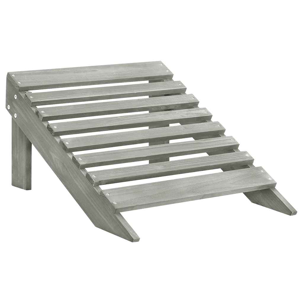 Garden Chair | Grey | Solid Fir Wood | Large | Detachable | Garden Chair