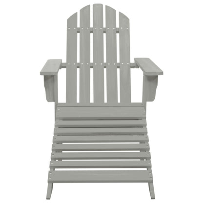 Garden Chair | Grey | Solid Fir Wood | Large | Detachable | Garden Chair