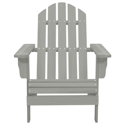 Garden Chair | Grey | Solid Fir Wood | Large | Detachable | Garden Chair