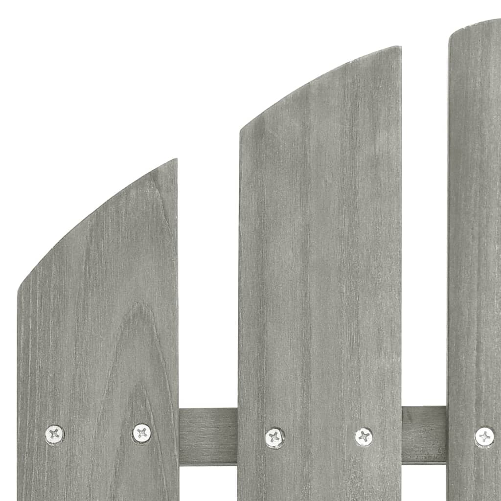Garden Chair | Grey | Solid Fir Wood | Large | Detachable | Garden Chair