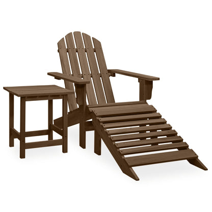Garden Chair | Brown | Solid fir wood | Large | Detachable
