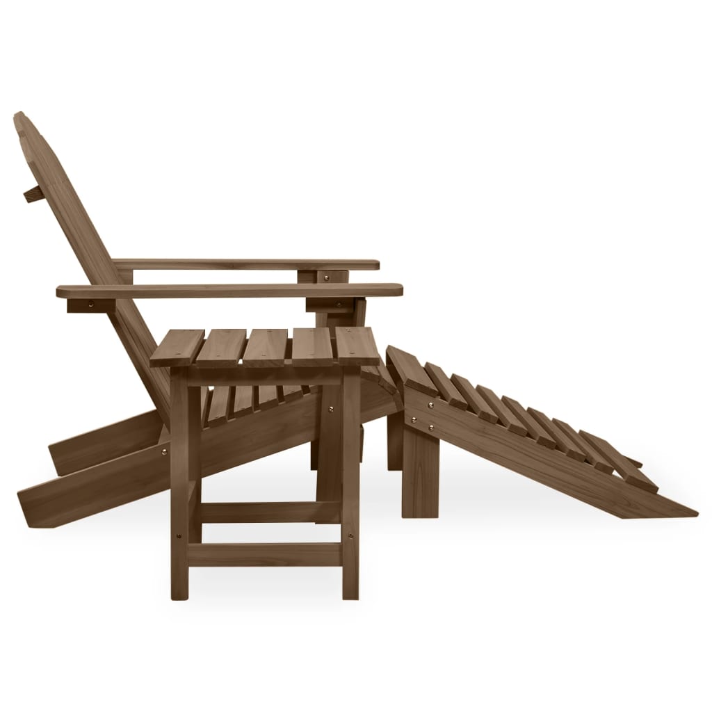 Garden Chair | Brown | Solid fir wood | Large | Detachable