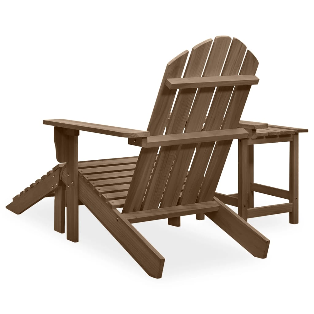 Garden Chair | Brown | Solid fir wood | Large | Detachable