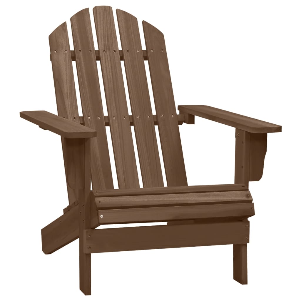 Garden Chair | Brown | Solid fir wood | Large | Detachable