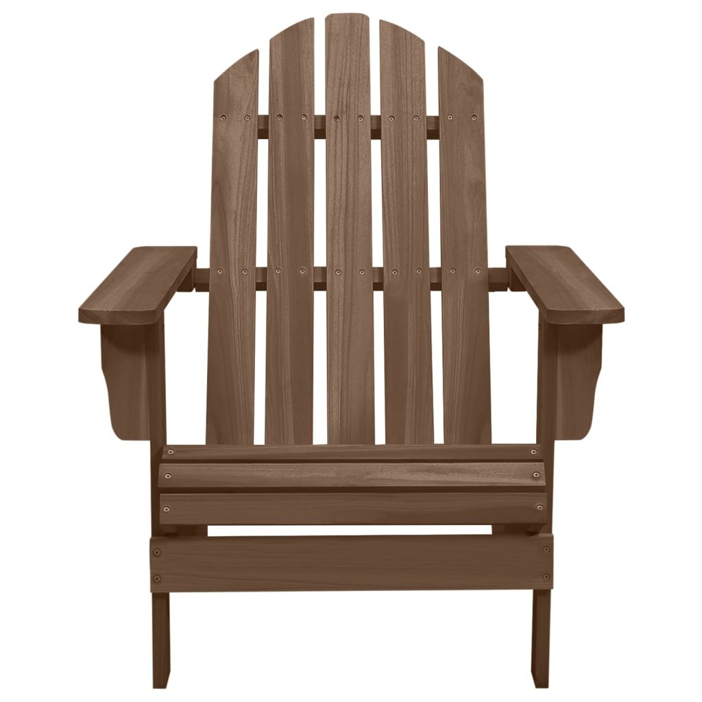 Garden Chair | Brown | Solid fir wood | Large | Detachable