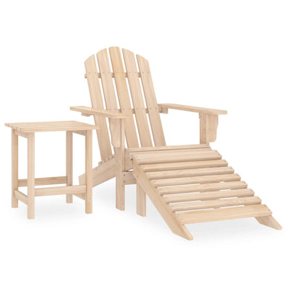 Garden Chair | Natural Wood | Solid fir wood | Standard | Detachable