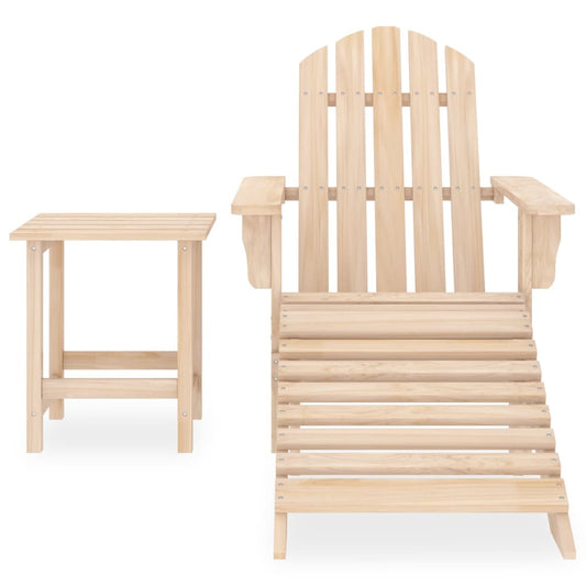 Garden Chair | Natural Wood | Solid fir wood | Standard | Detachable