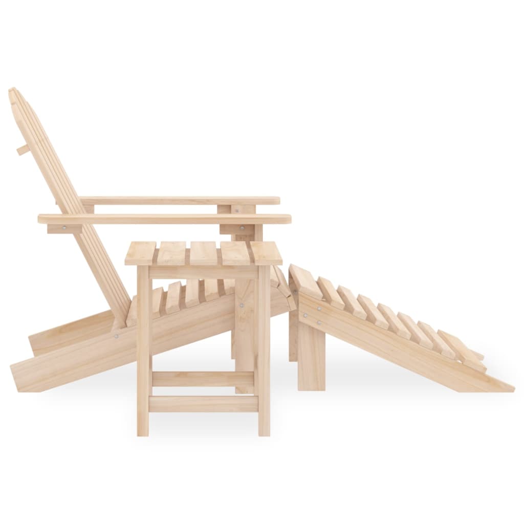 Garden Chair | Natural Wood | Solid fir wood | Standard | Detachable