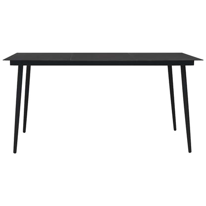 Dining Set | Black | Glass | Large | Durable | Dining Set | Rectangular