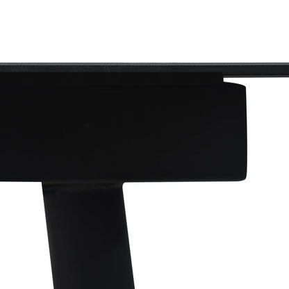 Dining Set | Black | Glass | Large |  Durable  | Garden Dining Set