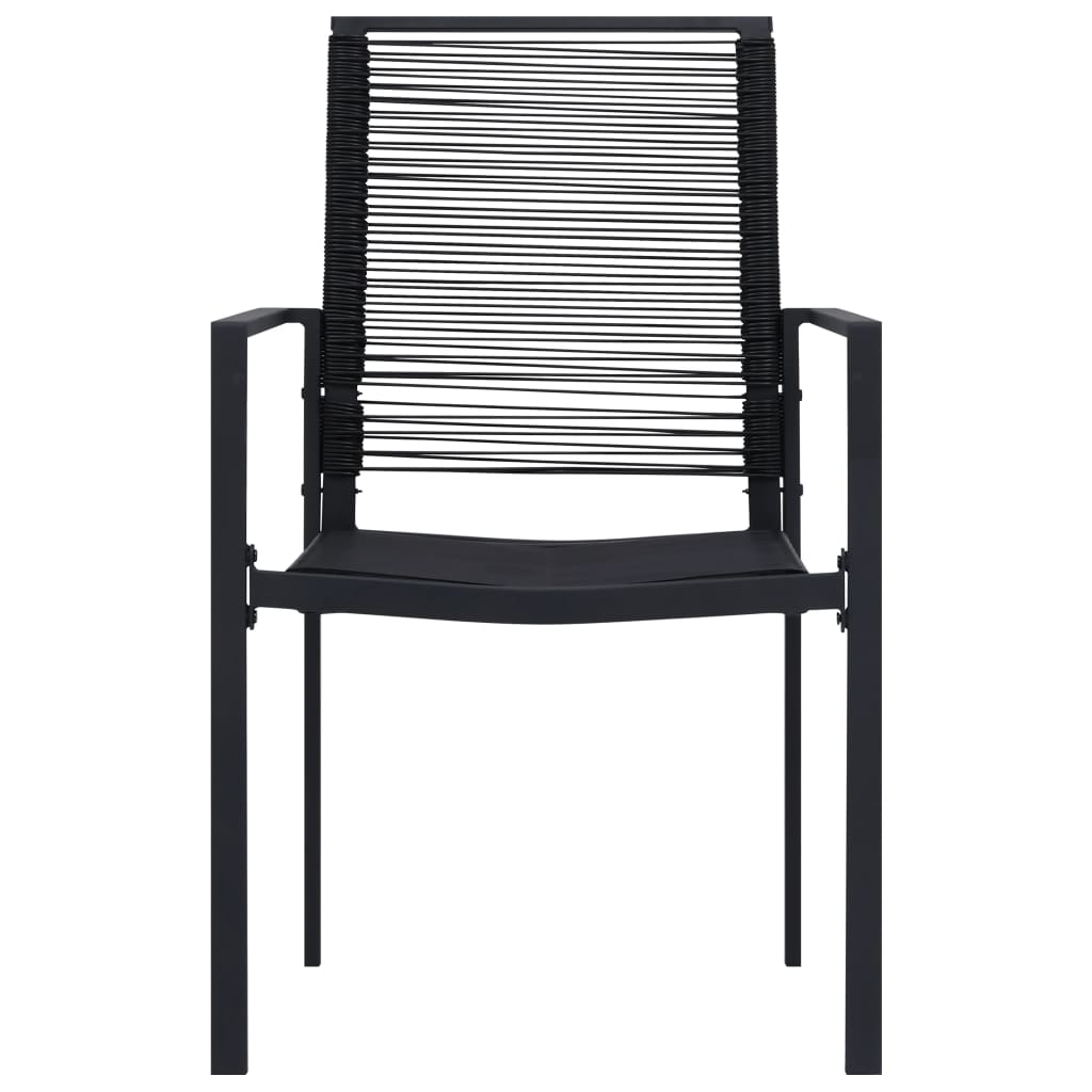 Dining Set | Black | Glass | Large |  Durable  | Garden Dining Set