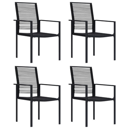 Dining Set | Black | Glass | Medium | Durable | Garden Dining Set