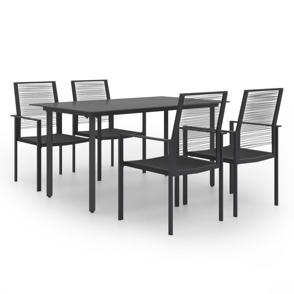 Dining Set | Black | Glass | Standard | Durable | Dining Set