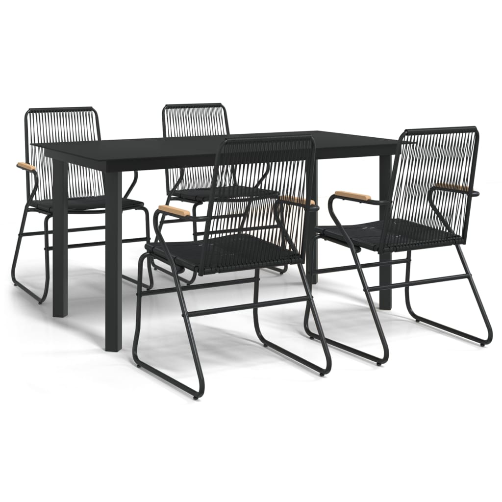 Garden Dining Set | Black