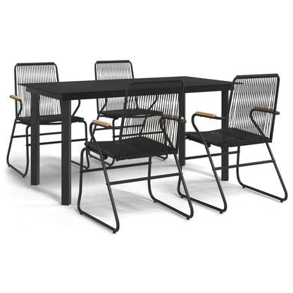 Garden Dining Set | Black
