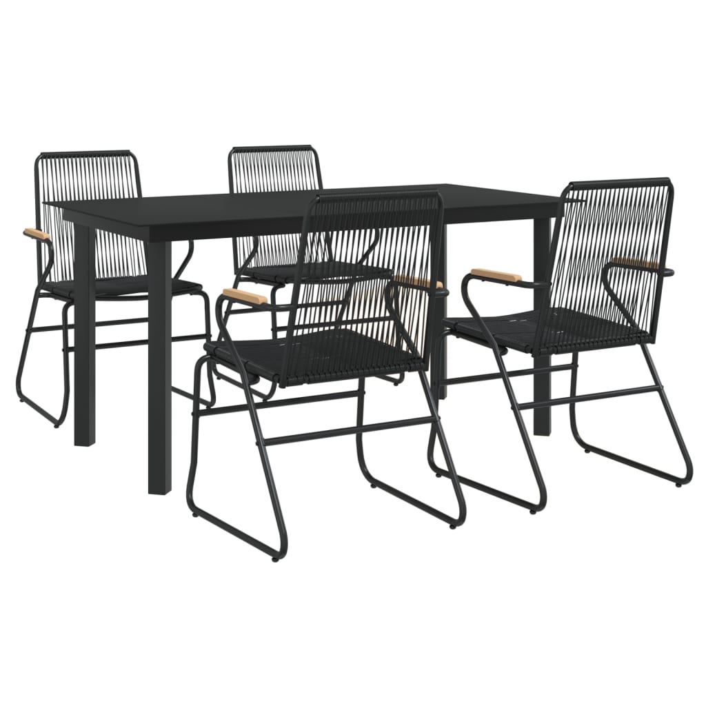 Garden Dining Set | Black