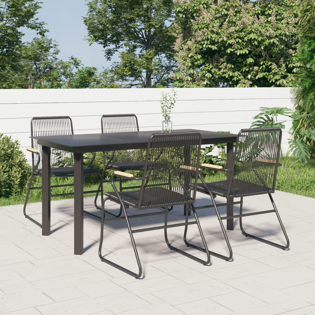 Garden Dining Set | Black