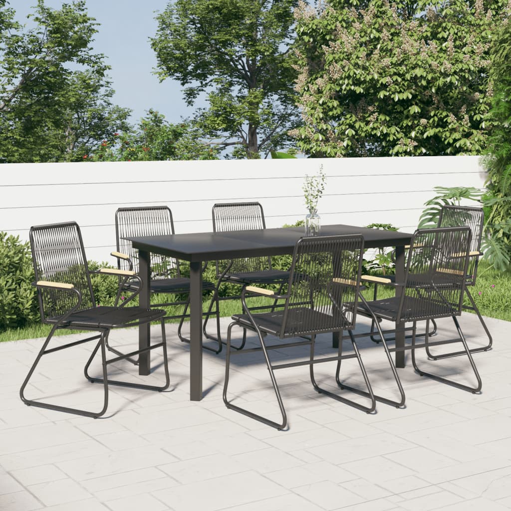 Garden Dining Set | Black