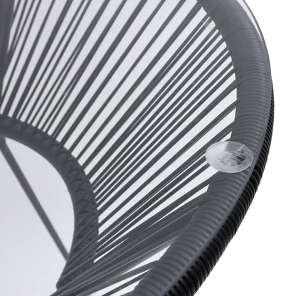 Dining Set | Black and Transparent