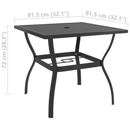 Dining Set | Anthracite, Grey | Powder-coated steel, Textilene | Medium