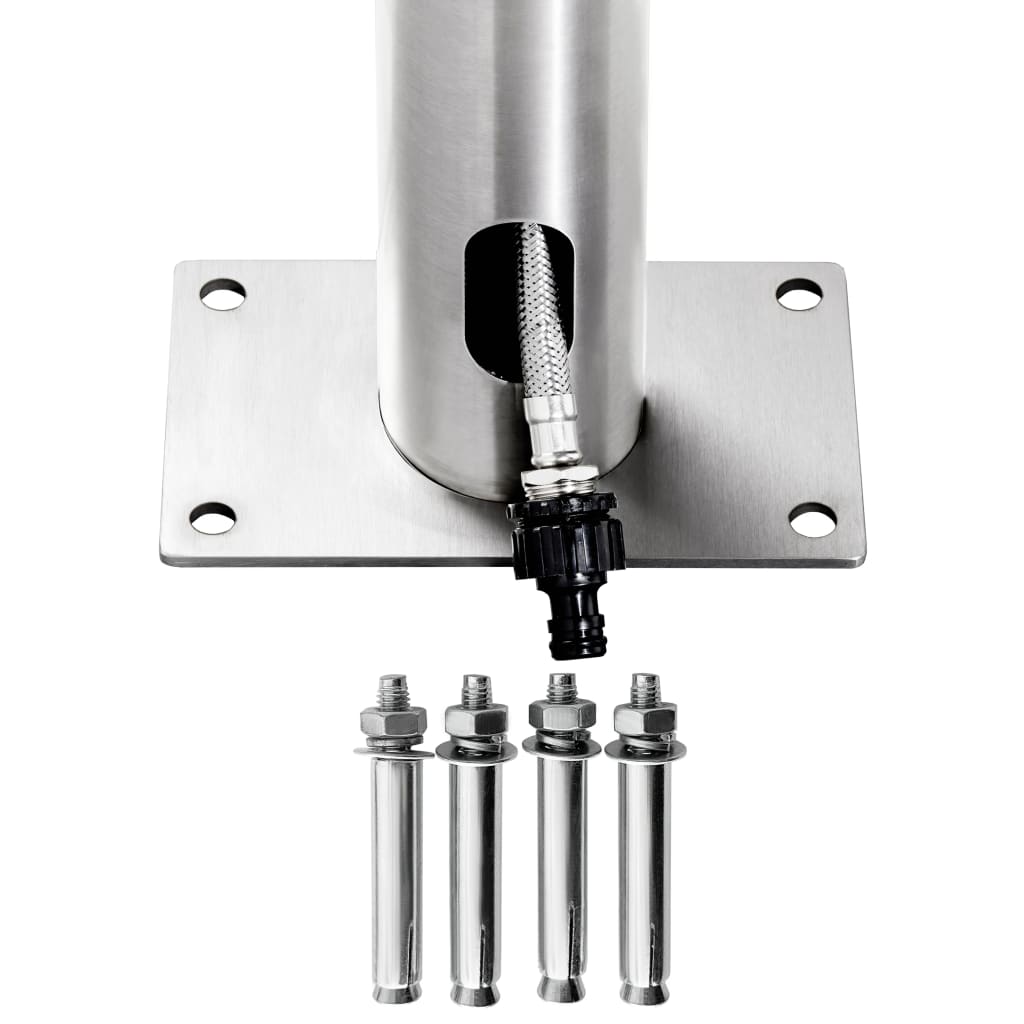Garden Shower 220 cm Stainless Steel