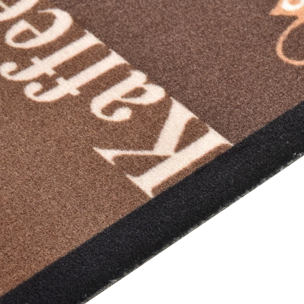 Kitchen Carpet Washable Coffee brown 60x180 cm