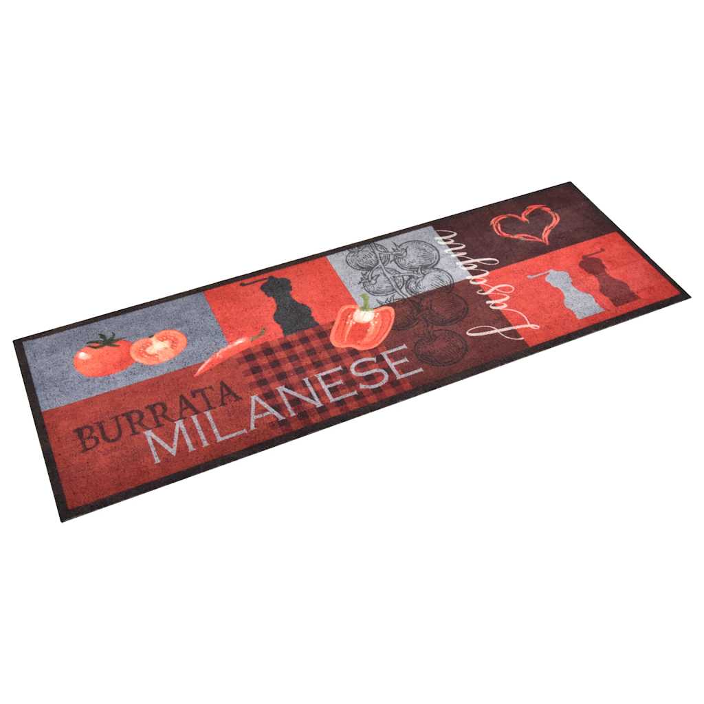 Kitchen Carpet Washable Tomatoes 45x150 cm