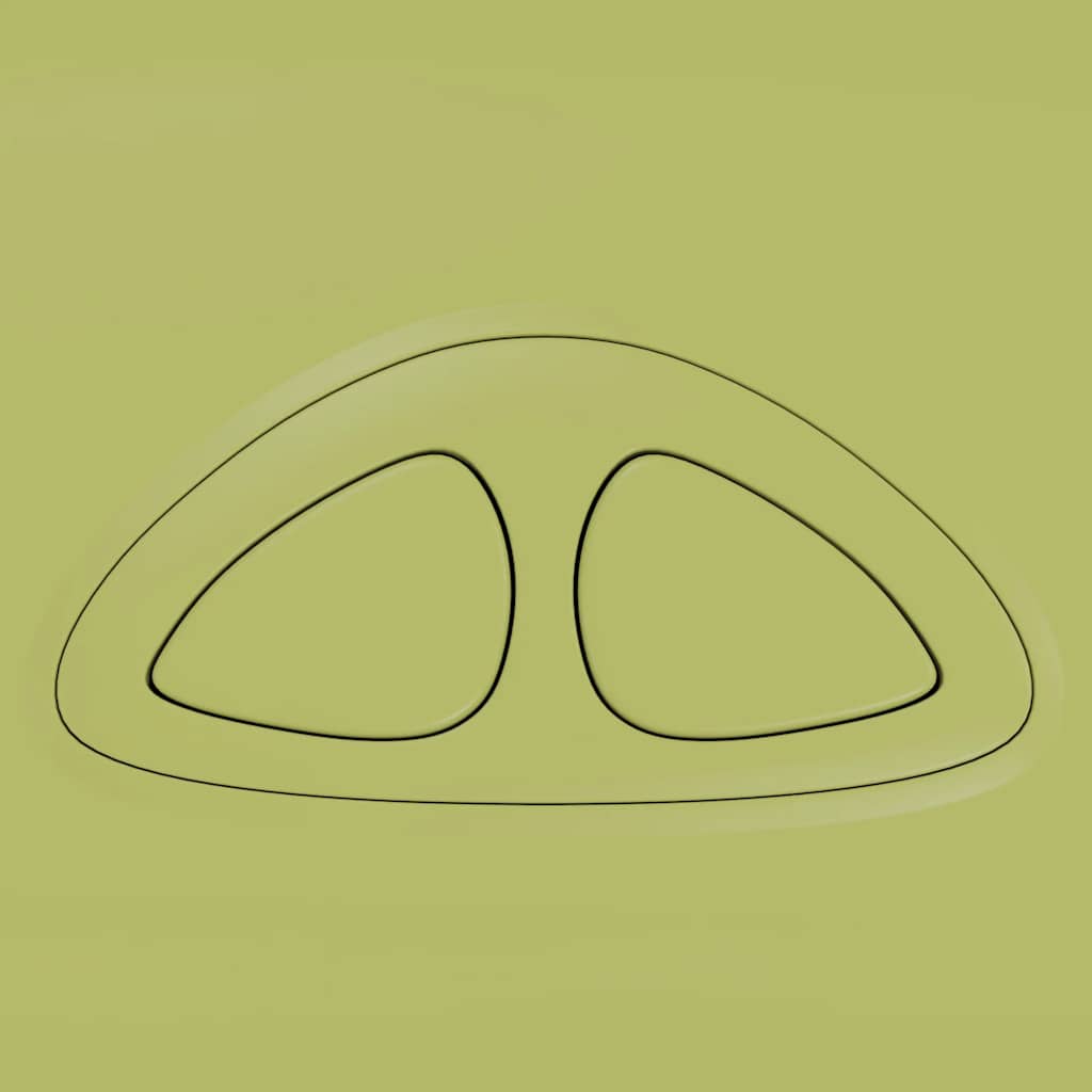 Toilet Cistern with Bottom Water Inlet 3/6 L Olive