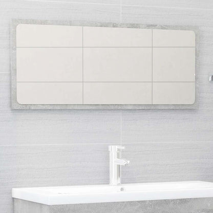 804849 vidaXL 2 Piece Bathroom Furniture Set Concrete Grey Engineered Wood