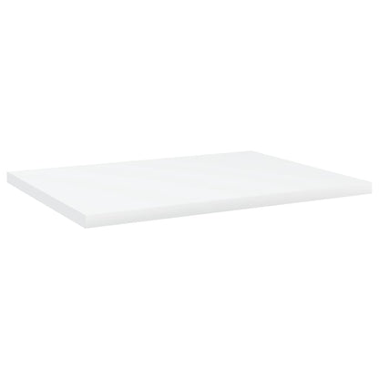 Bookshelf Boards 4 pcs White 40x30x1.5 cm Engineered Wood