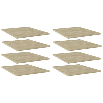 Bookshelf Boards 8 pcs Sonoma Oak 40x50x1.5 cm Engineered Wood