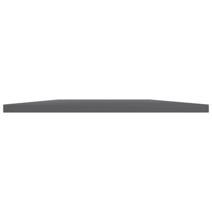 Bookshelf Boards 8 pcs High Gloss Grey 40x50x1.5 cm Engineered Wood