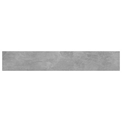 Bookshelf Boards 4 pcs Concrete Grey 60x10x1.5 cm Engineered Wood