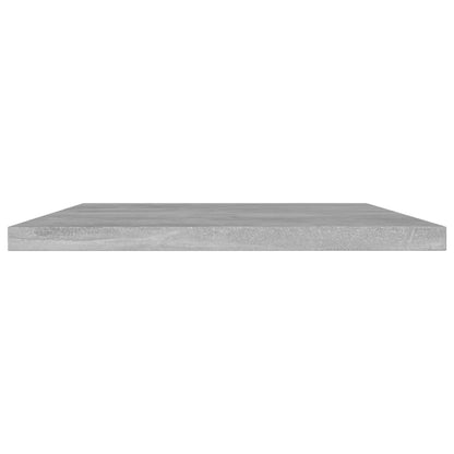 Bookshelf Boards 4 pcs Concrete Grey 60x30x1.5 cm Engineered Wood