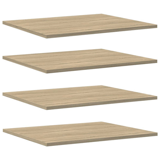805273 vidaXL Bookshelf Boards 8 pcs Sonoma Oak 60x50x1,5 cm Engineered Wood