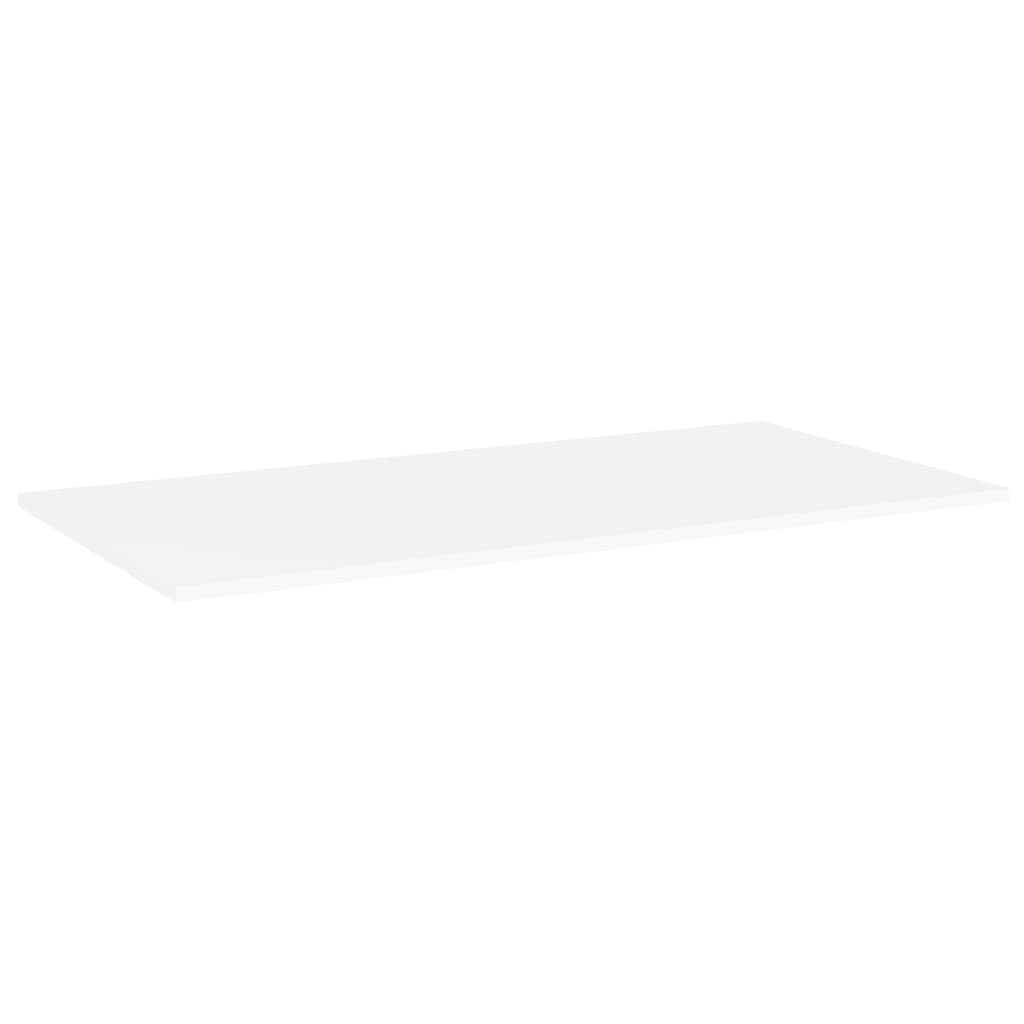 805298 vidaXL Bookshelf Boards 4 pcs White 80x20x1,5 cm Engineered Wood