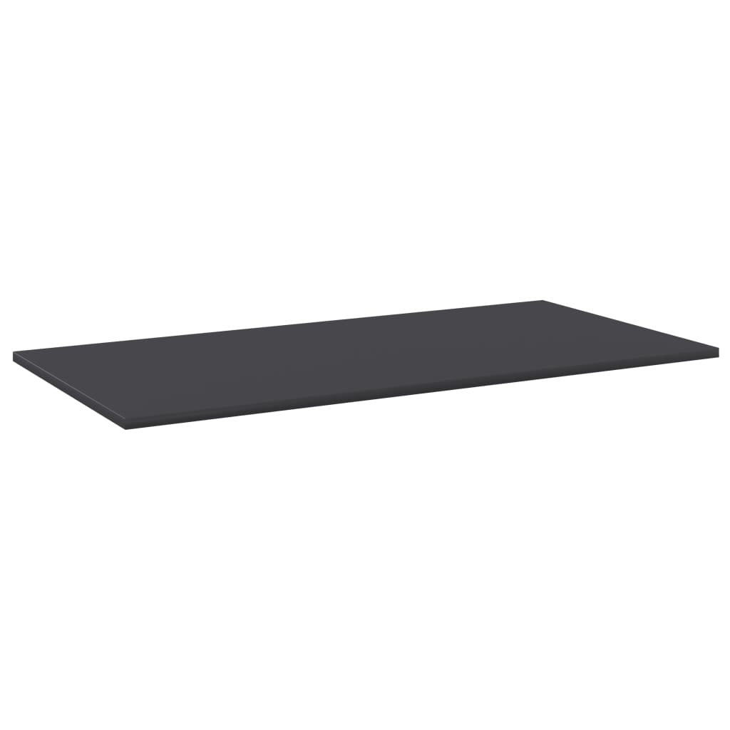 Bookshelf Boards 8 pcs Grey 80x20x1.5 cm Engineered Wood