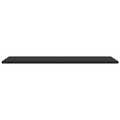 805316 vidaXL Bookshelf Boards 4 pcs Black 80x30x1,5 cm Engineered Wood