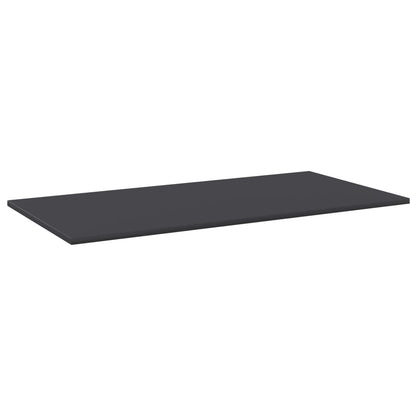 Bookshelf Boards 8 pcs Grey 80x30x1.5 cm Engineered Wood