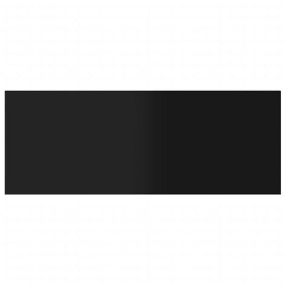 Bookshelf Boards 8 pcs High Gloss Black 80x30x1.5 cm Engineered Wood