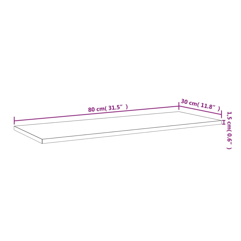 Bookshelf Boards 8 pcs High Gloss Black 80x30x1.5 cm Engineered Wood