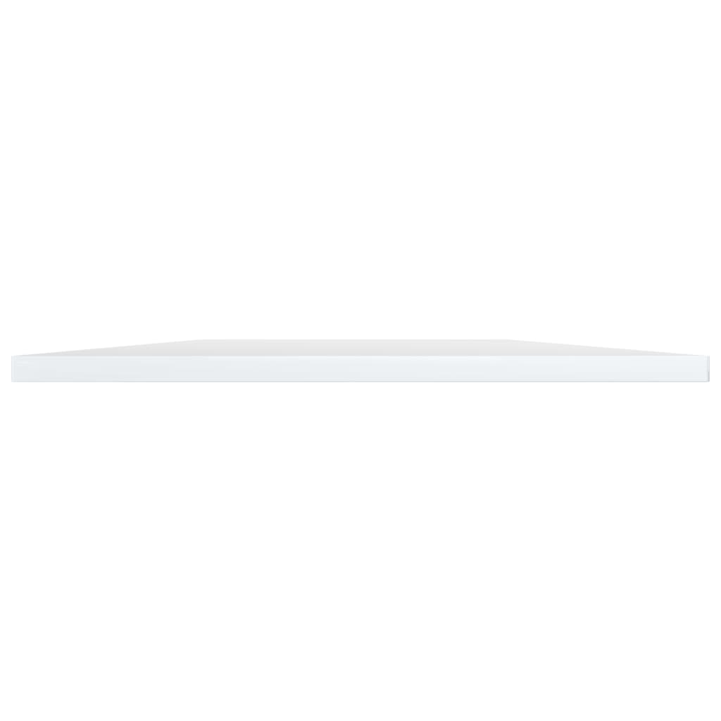 Bookshelf Boards 8 pcs High Gloss White 80x40x1.5 cm Engineered Wood