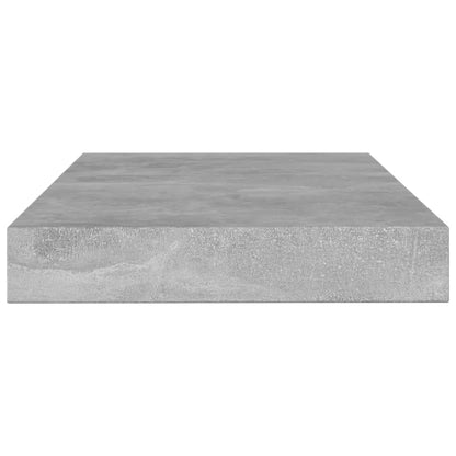 Bookshelf Boards 4 pcs Concrete Grey 100x10x1.5 cm Engineered Wood