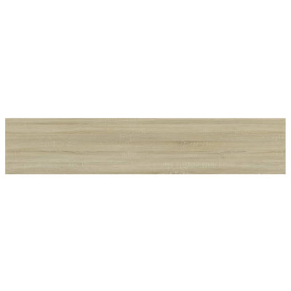 Bookshelf Boards 4 pcs Sonoma Oak 100x20x1.5 cm Engineered Wood