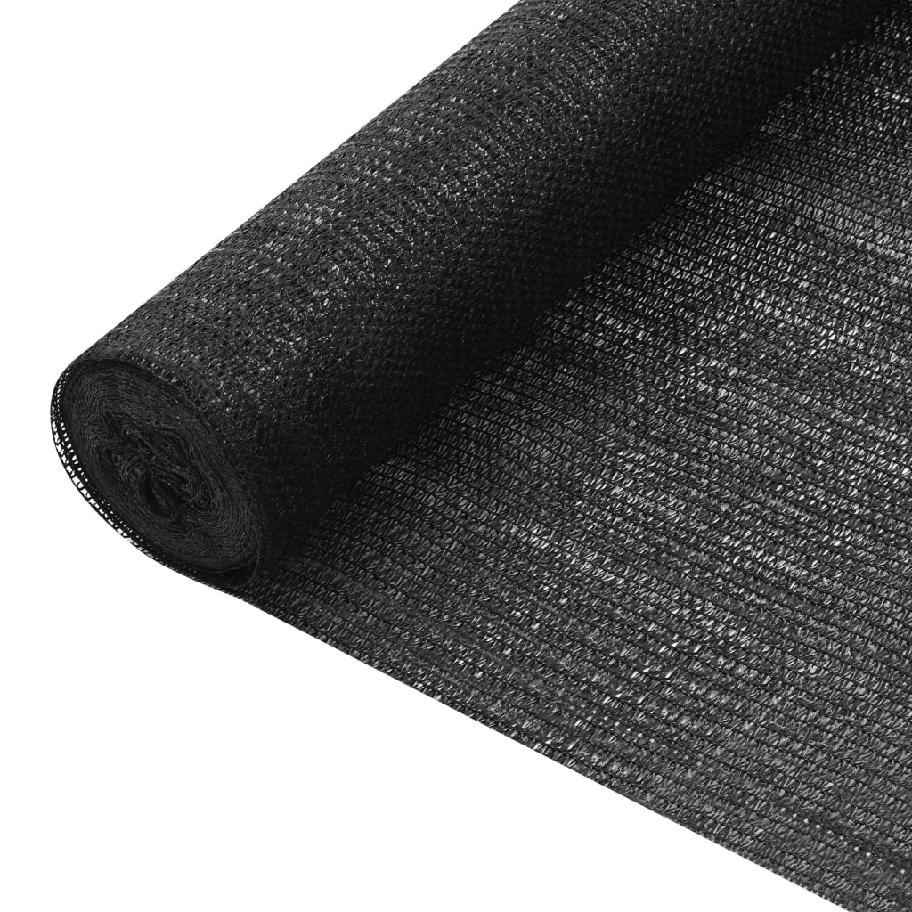 Privacy Net Black 1.8x50 m HDPE 75 g/m²