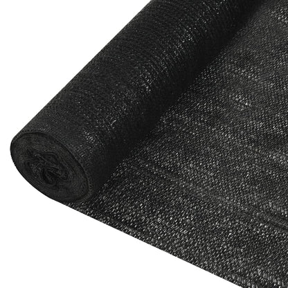 Privacy Net Black 1.2x50 m HDPE 195 g/m²