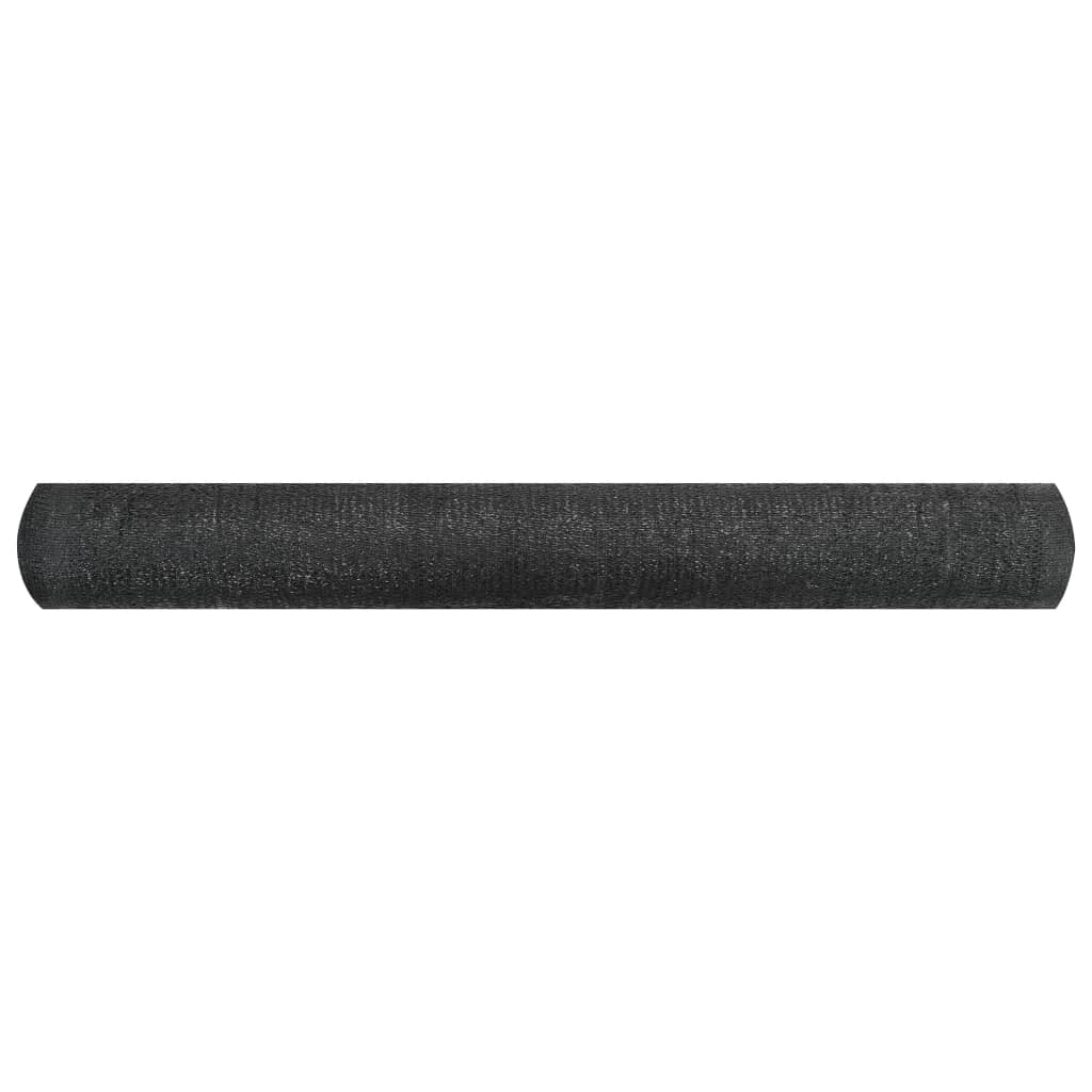 Privacy Net Black 1.2x50 m HDPE 195 g/m²